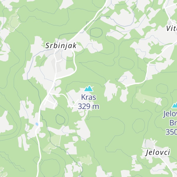 Map of Kras