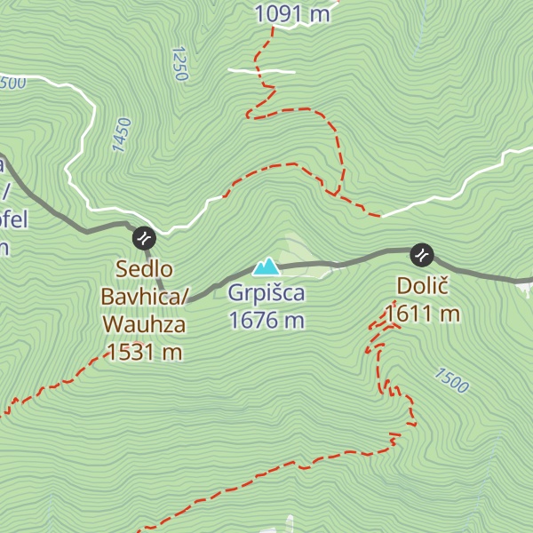 Map of Grpišca