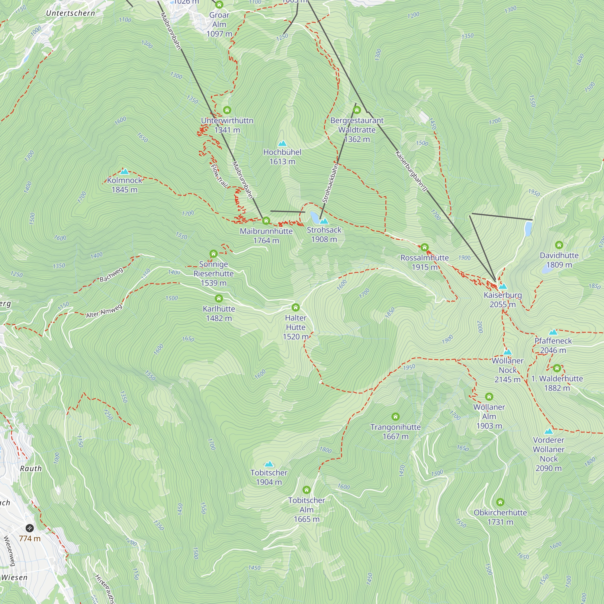 Wegerhütte map