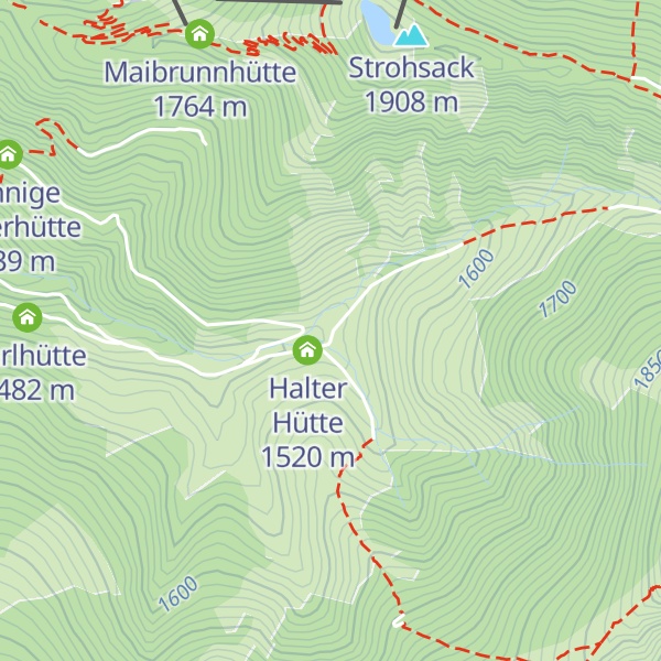Map of Wegerhütte
