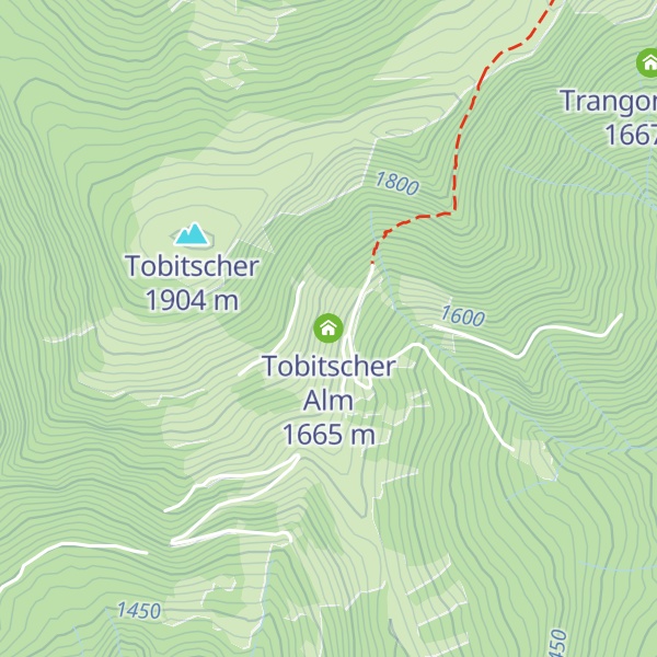Map of Tobitscher Alm