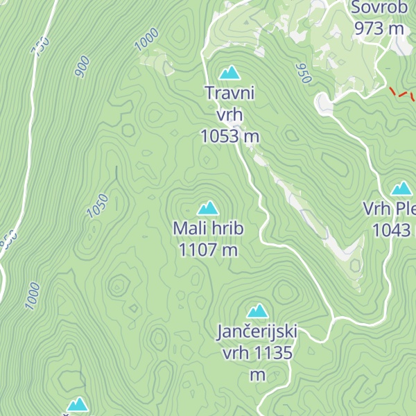 Map of Mali hrib