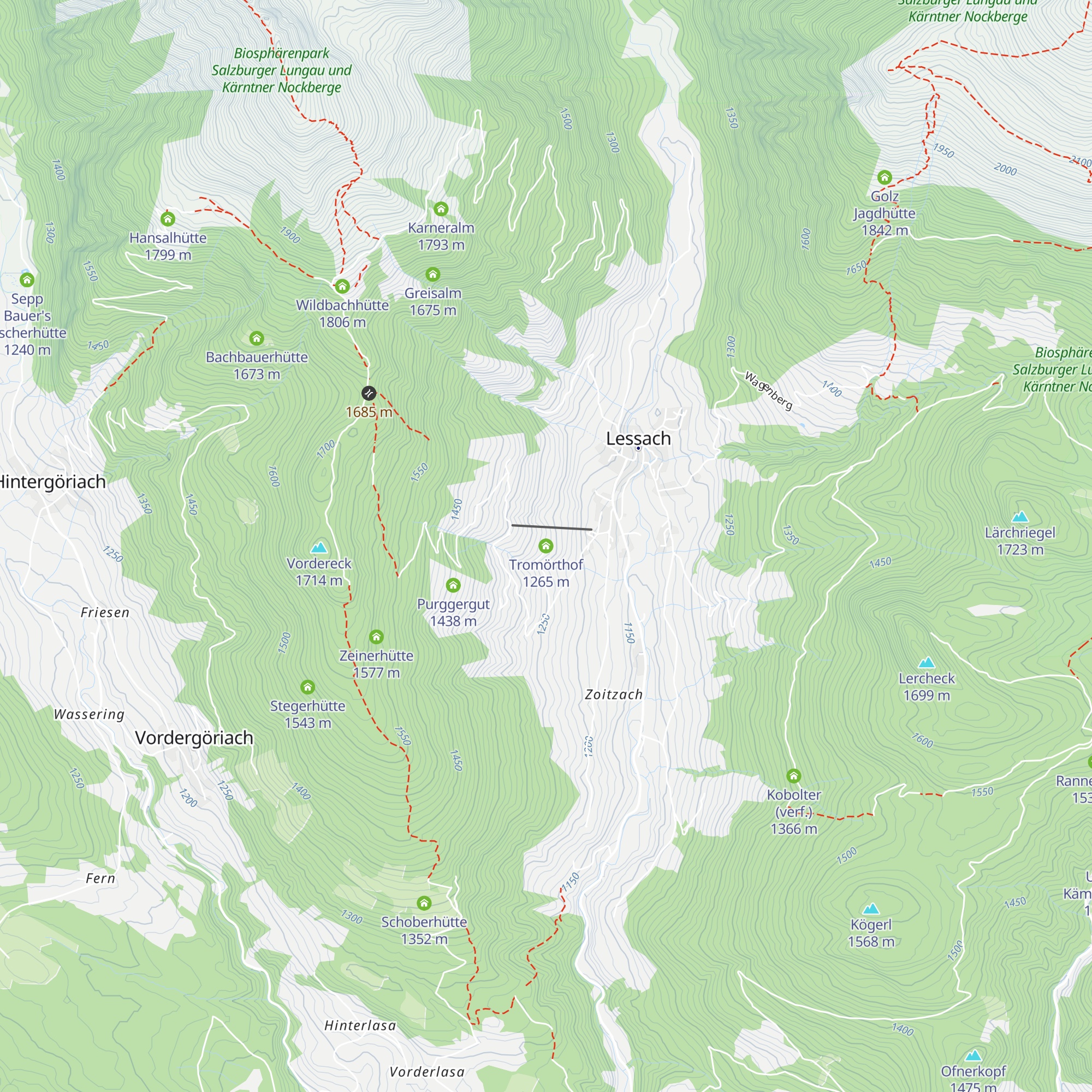 Tromörthof map