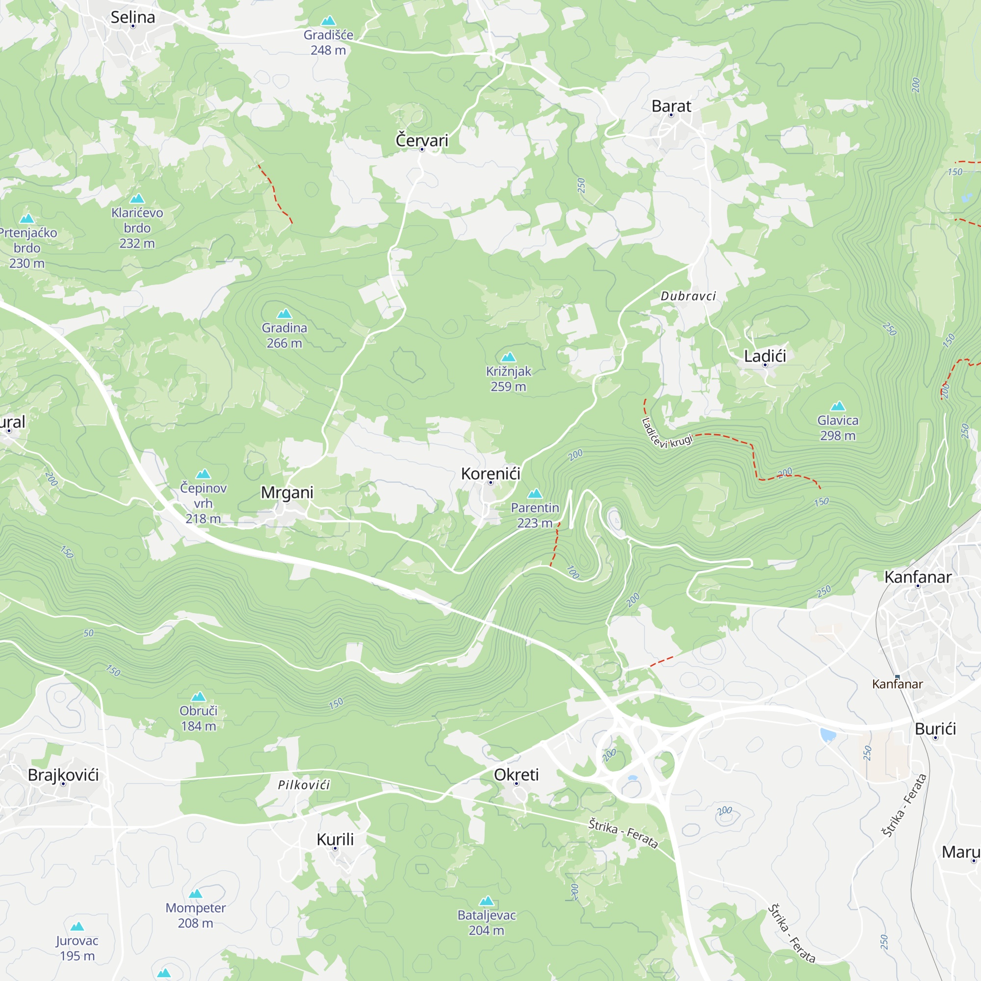 Sv. Duh map