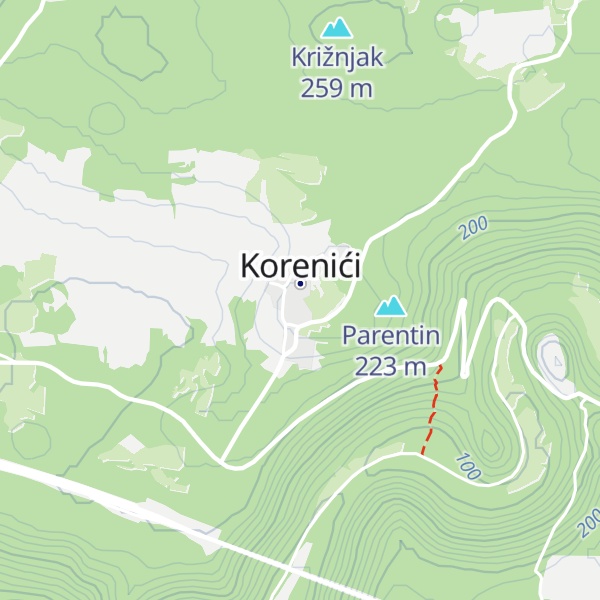 Map of Sv. Duh