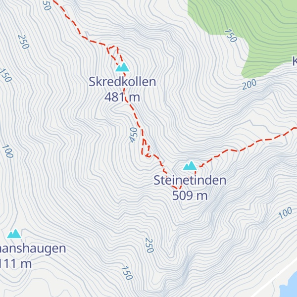 Map of Ramntinden