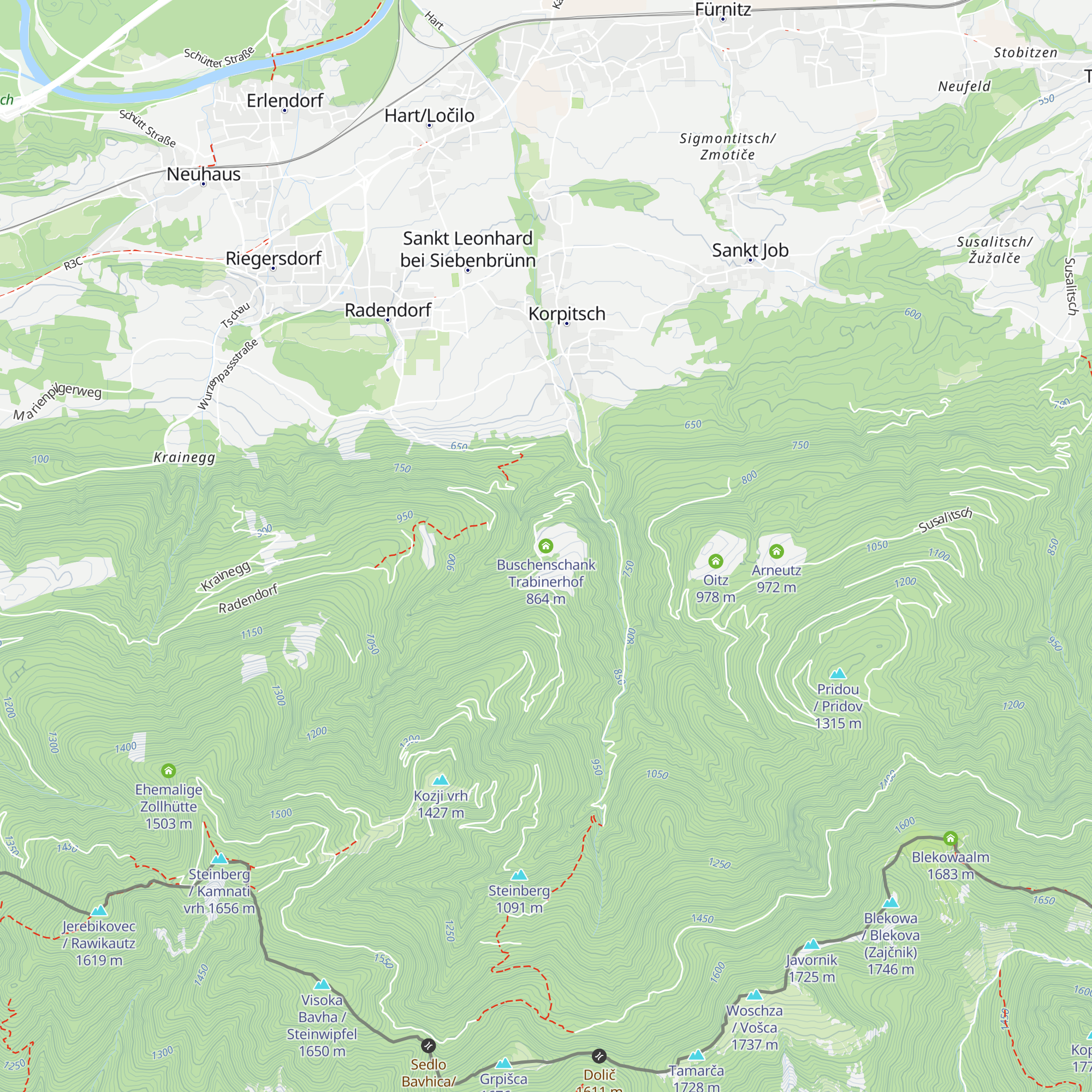 Buschenschank Trabinerhof map