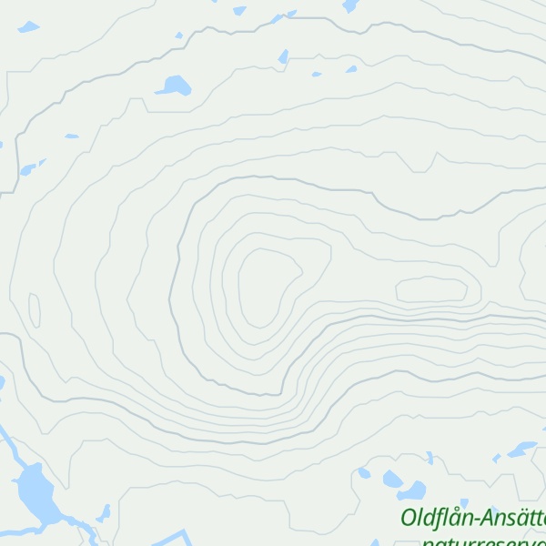 Map of Knulfjället