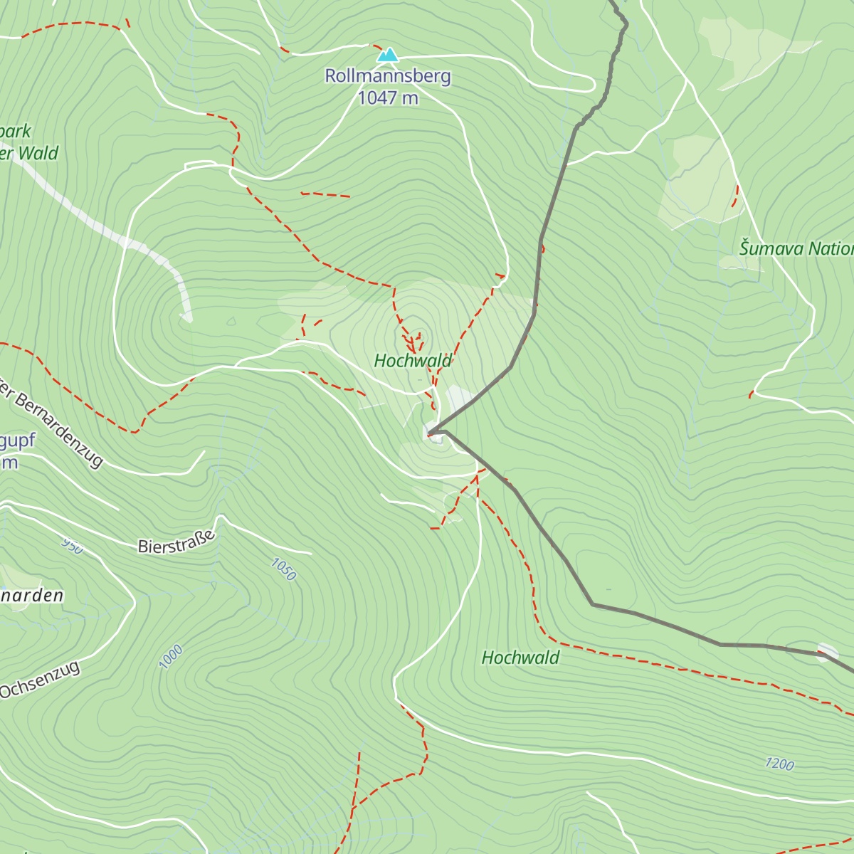 Berggasthof Dreisessel map