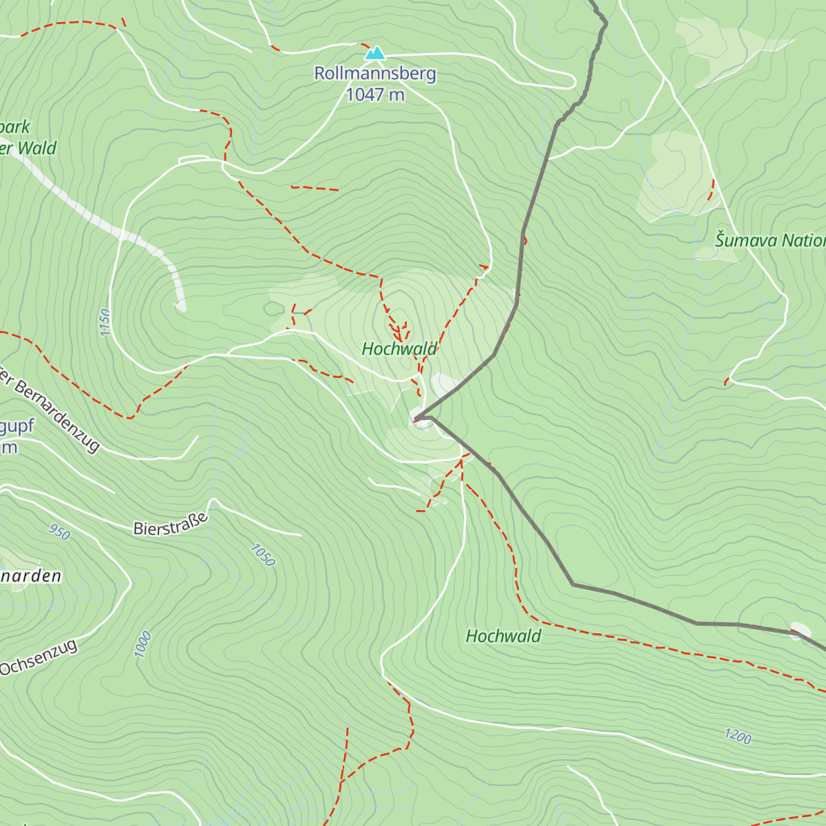 Berggasthof Dreisessel map