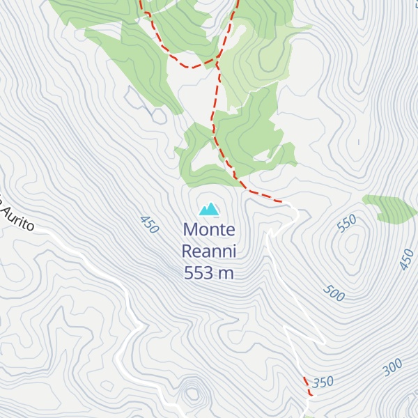 Map of Monte Reanni