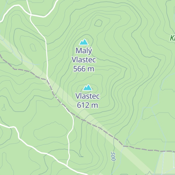 Map of Vlastec