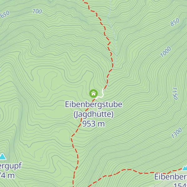 Map of Eibenbergstube (Jagdhütte)