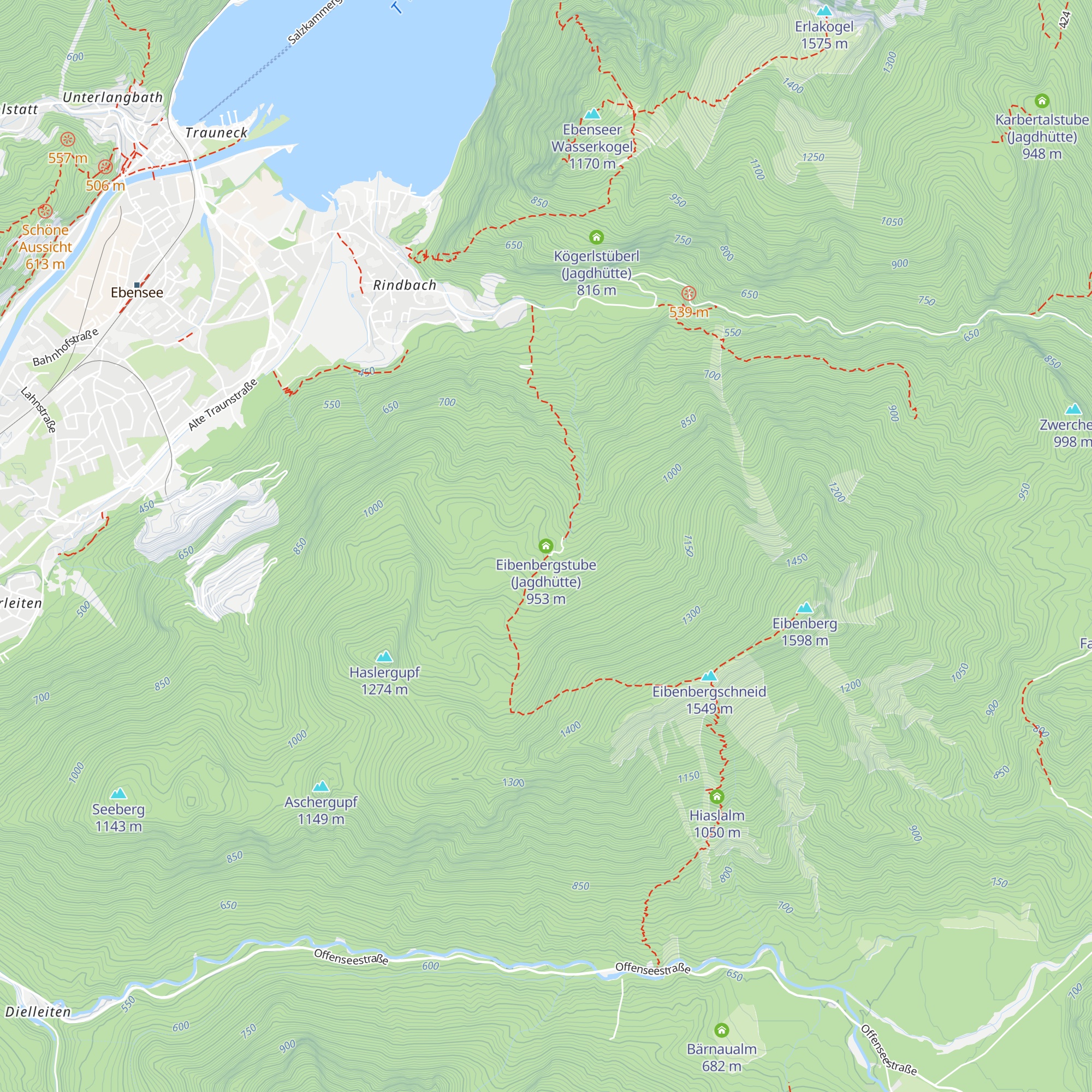 Eibenbergstube (Jagdhütte) map