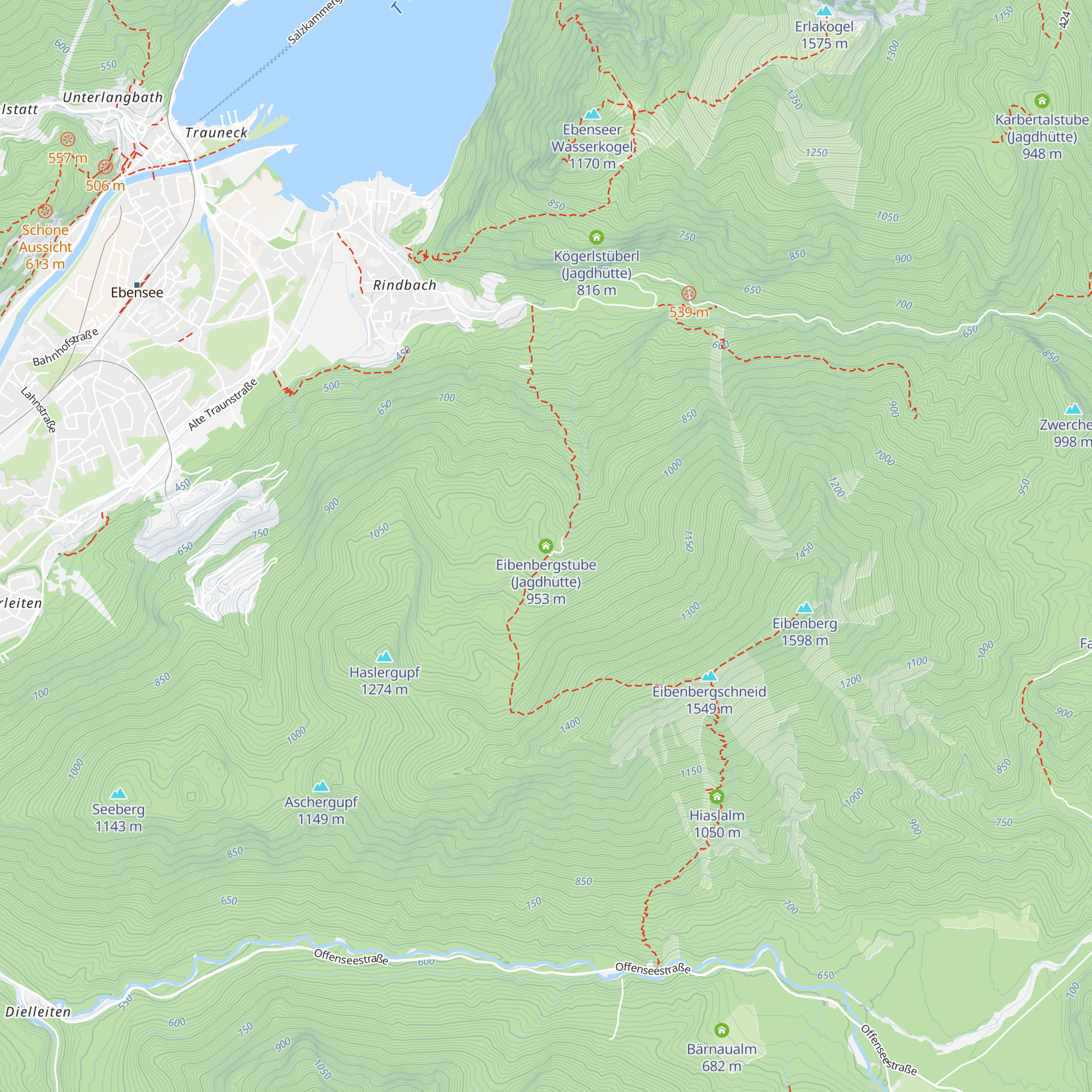 Eibenbergstube (Jagdhütte) map