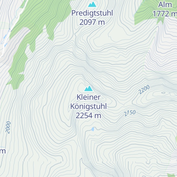 Map of Kleiner Königstuhl