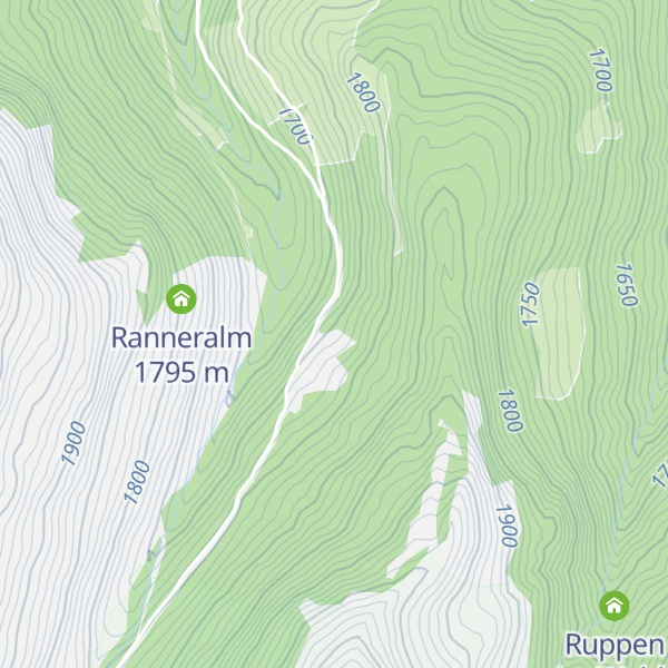 Map of Ruppenalm