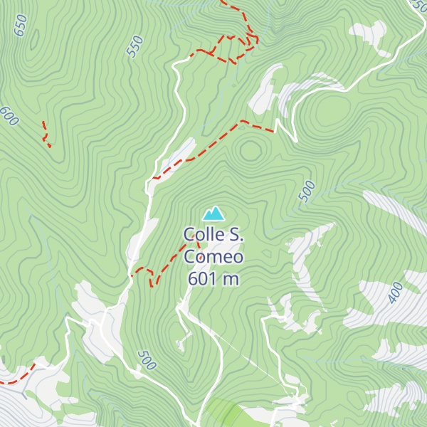 Map of Colle S. Comeo