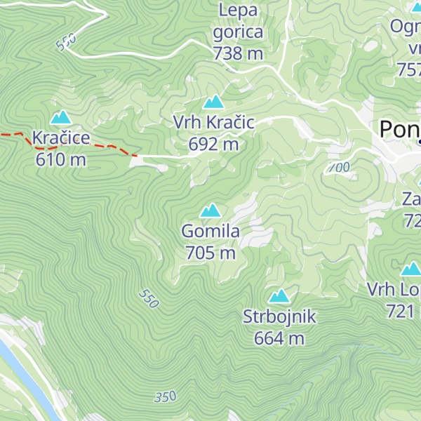 Map of Gomila