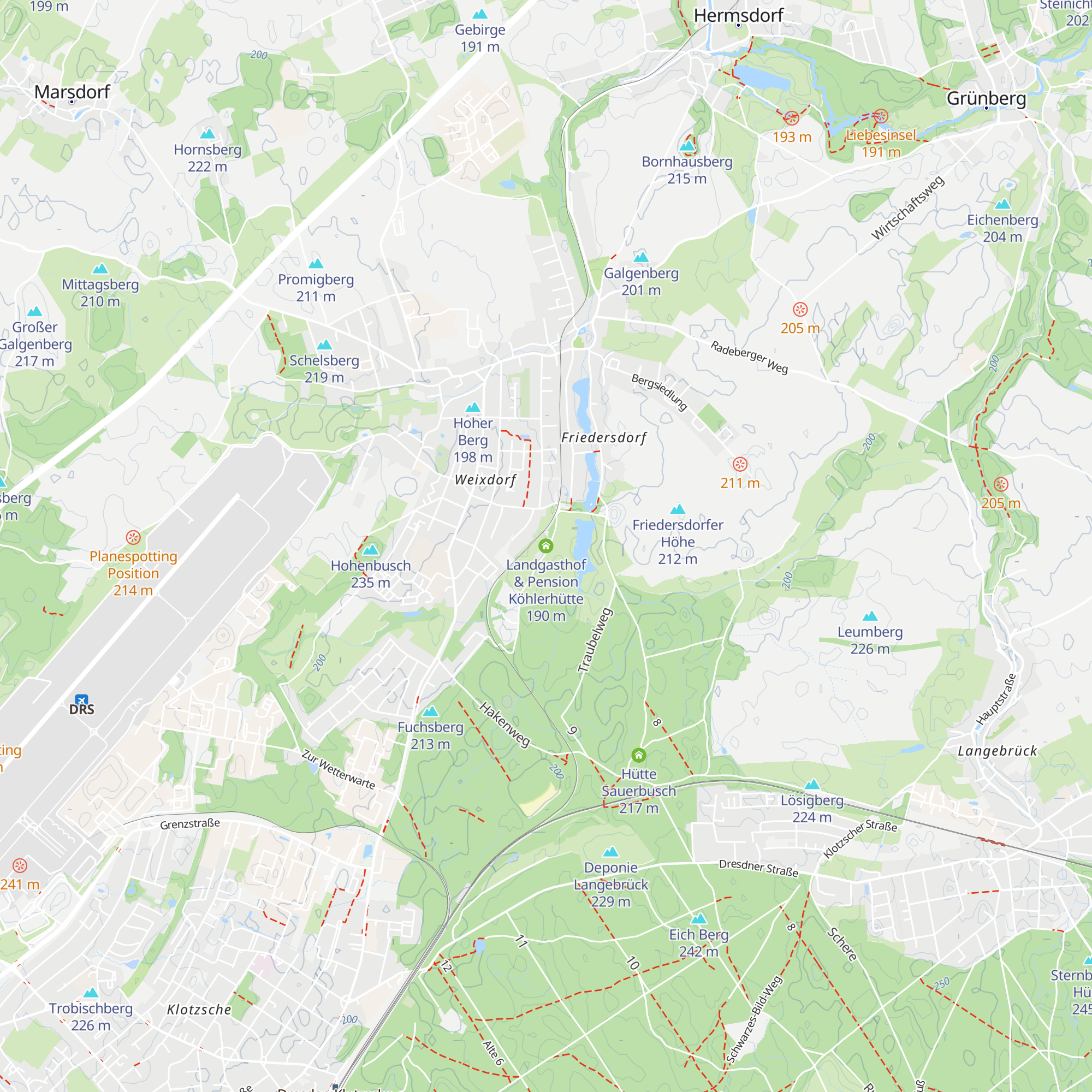 Landgasthof & Pension Köhlerhütte map