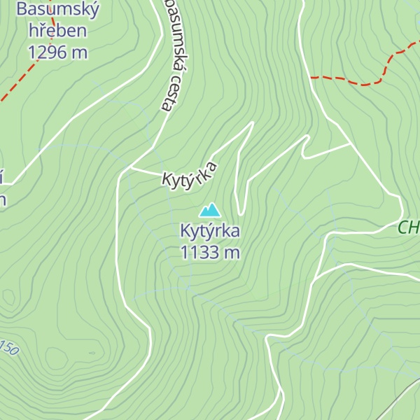 Map of Kytýrka