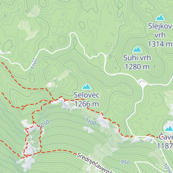 Map of Selovec