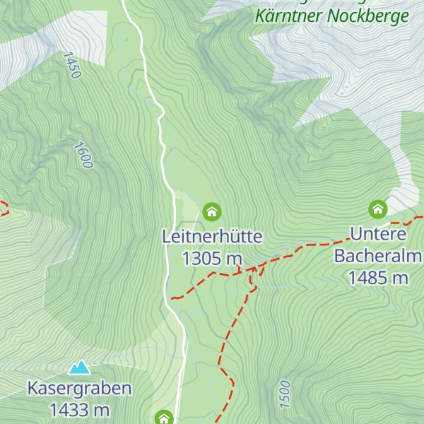 Map of Leitnerhütte