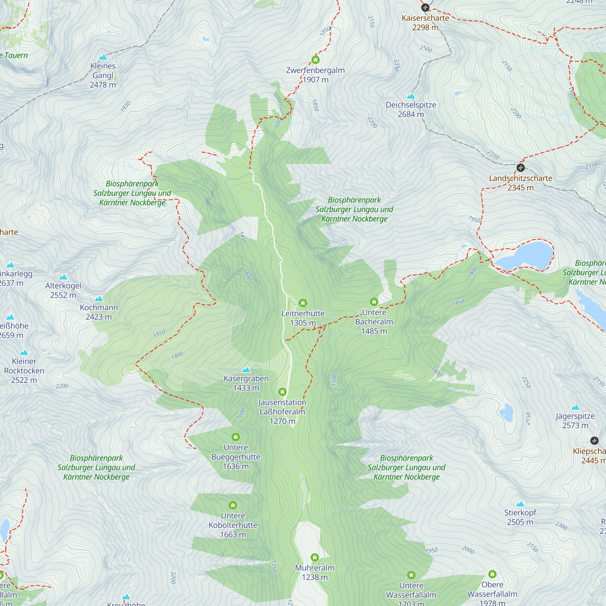 Leitnerhütte map