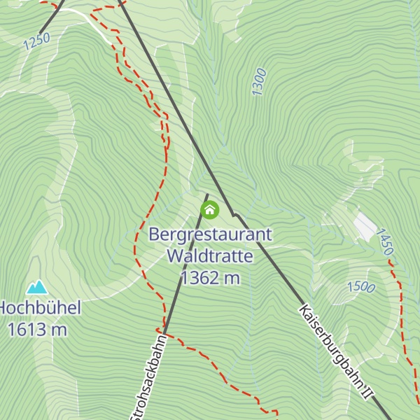 Map of Bergrestaurant Waldtratte