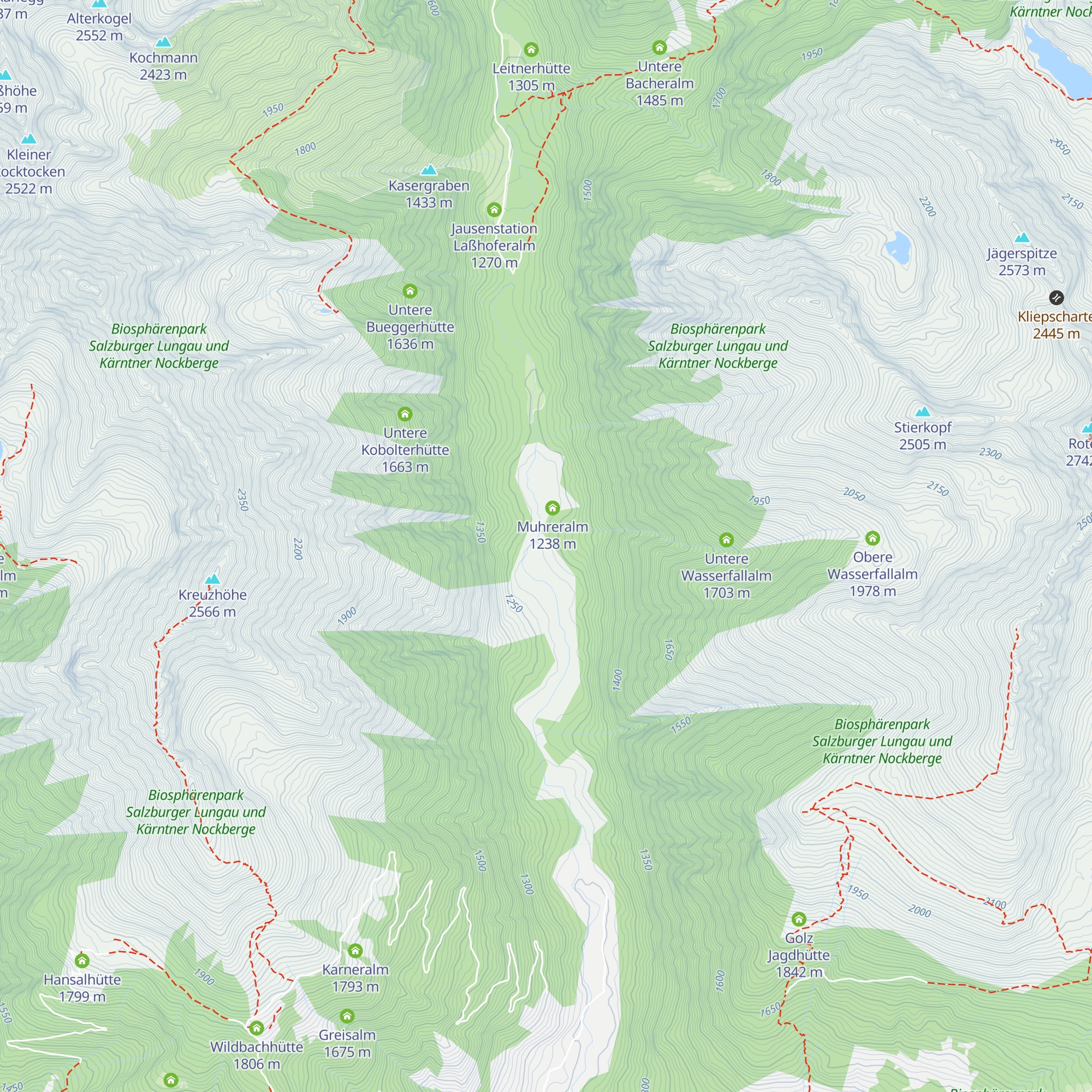Asendlalm map