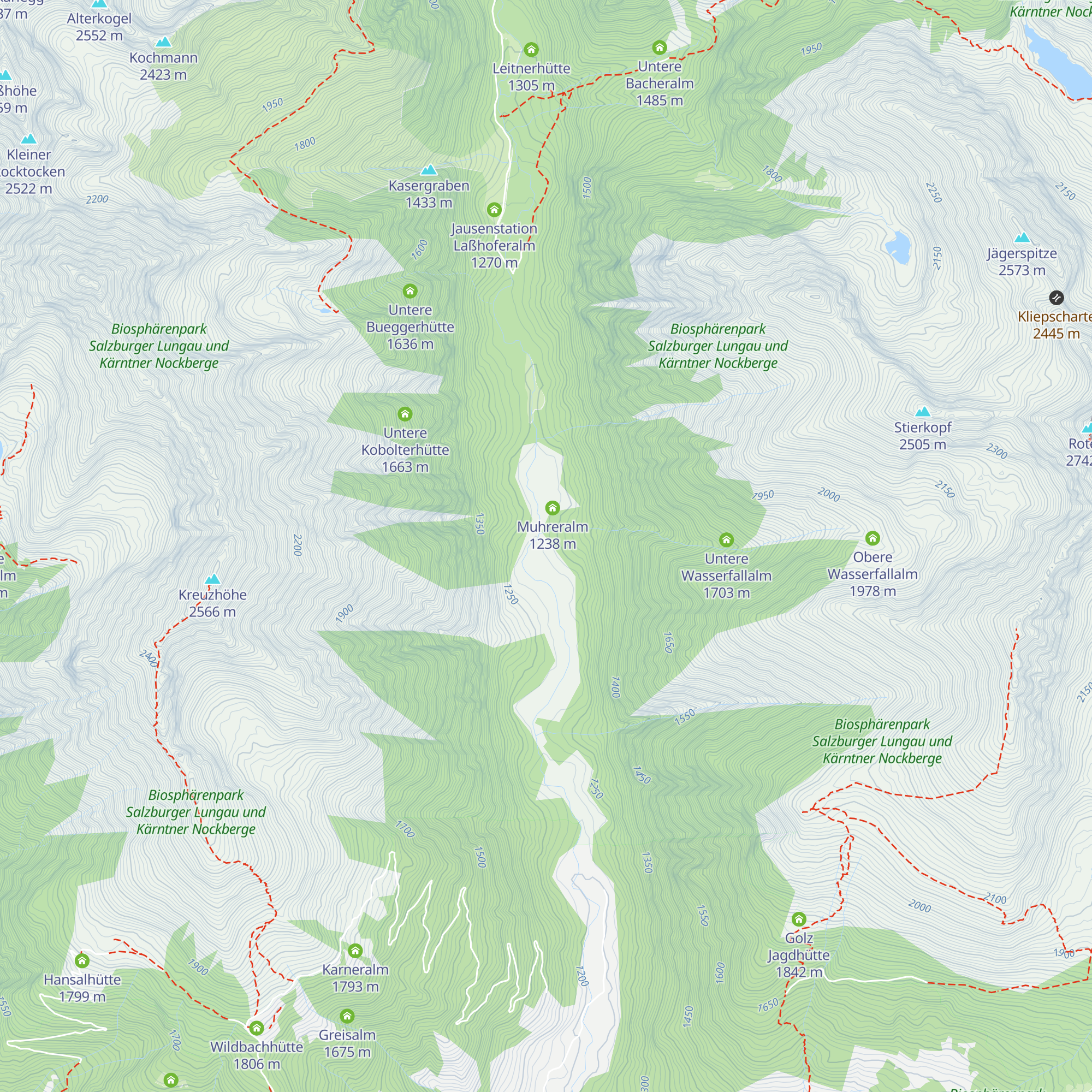 Asendlalm map