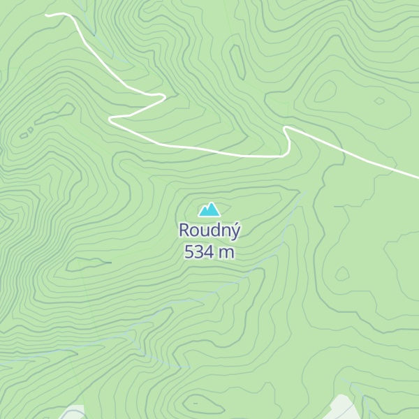 Map of Roudný