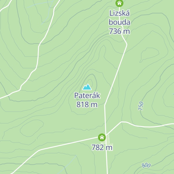Map of Paterák