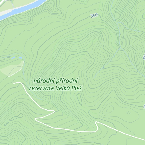 Map of Velká Pleš
