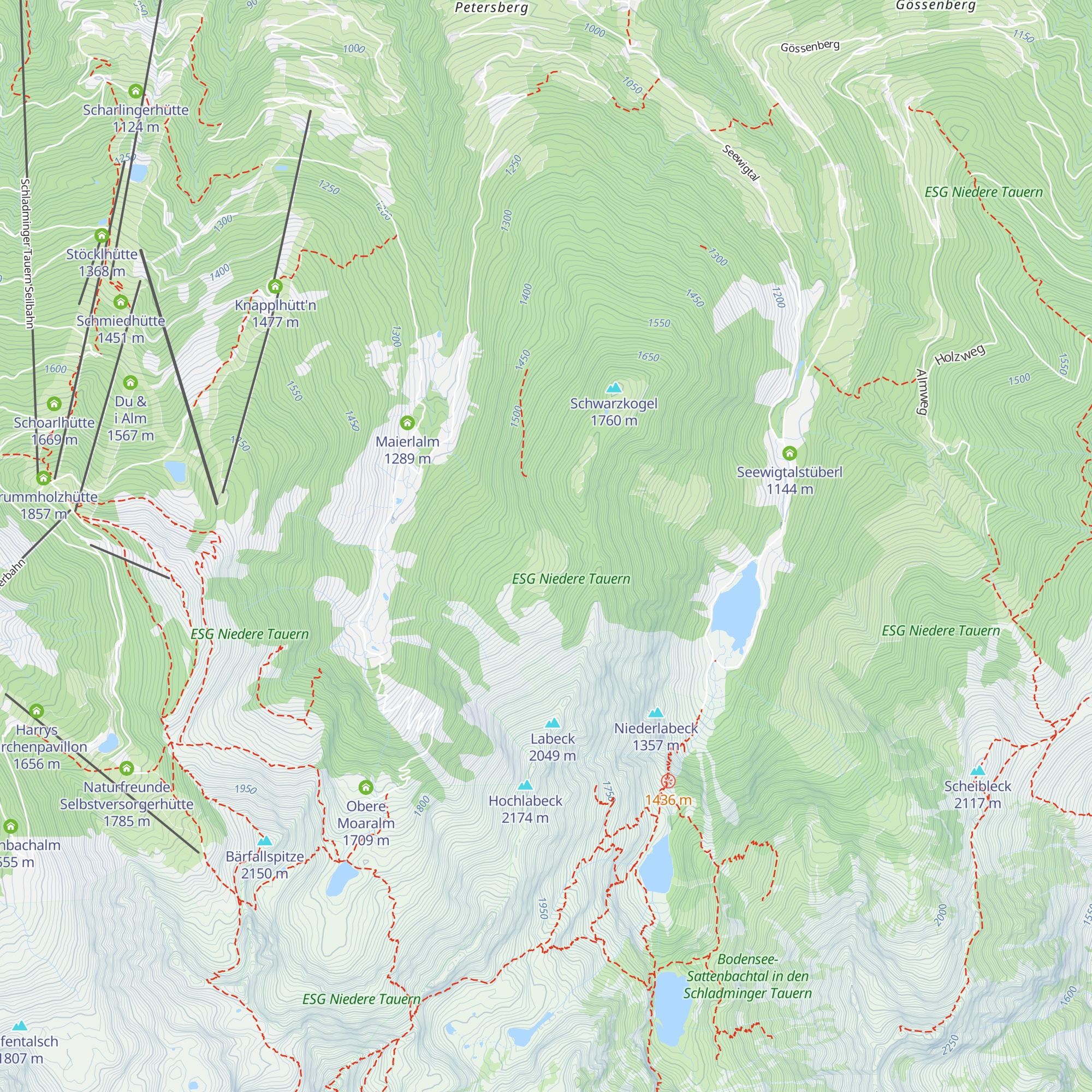 Labeckalm map