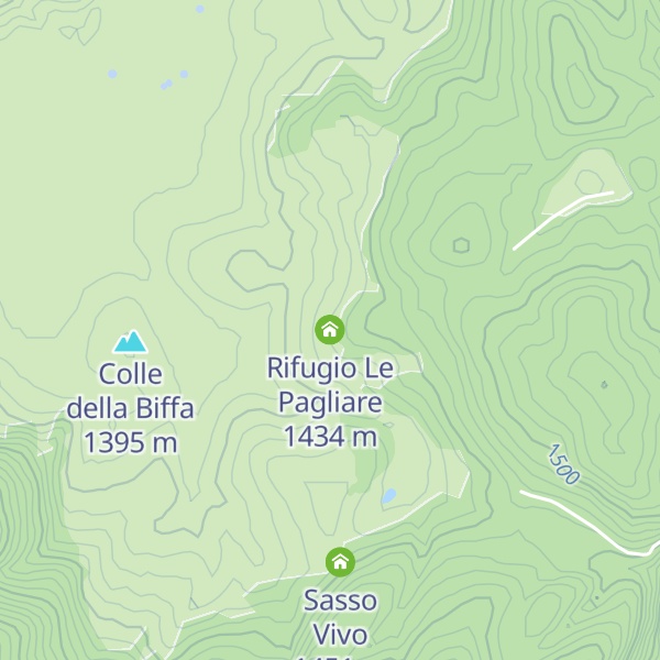 Map of Rifugio Le Pagliare