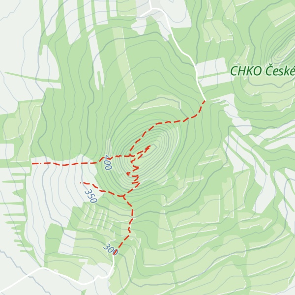 Map of Oblík