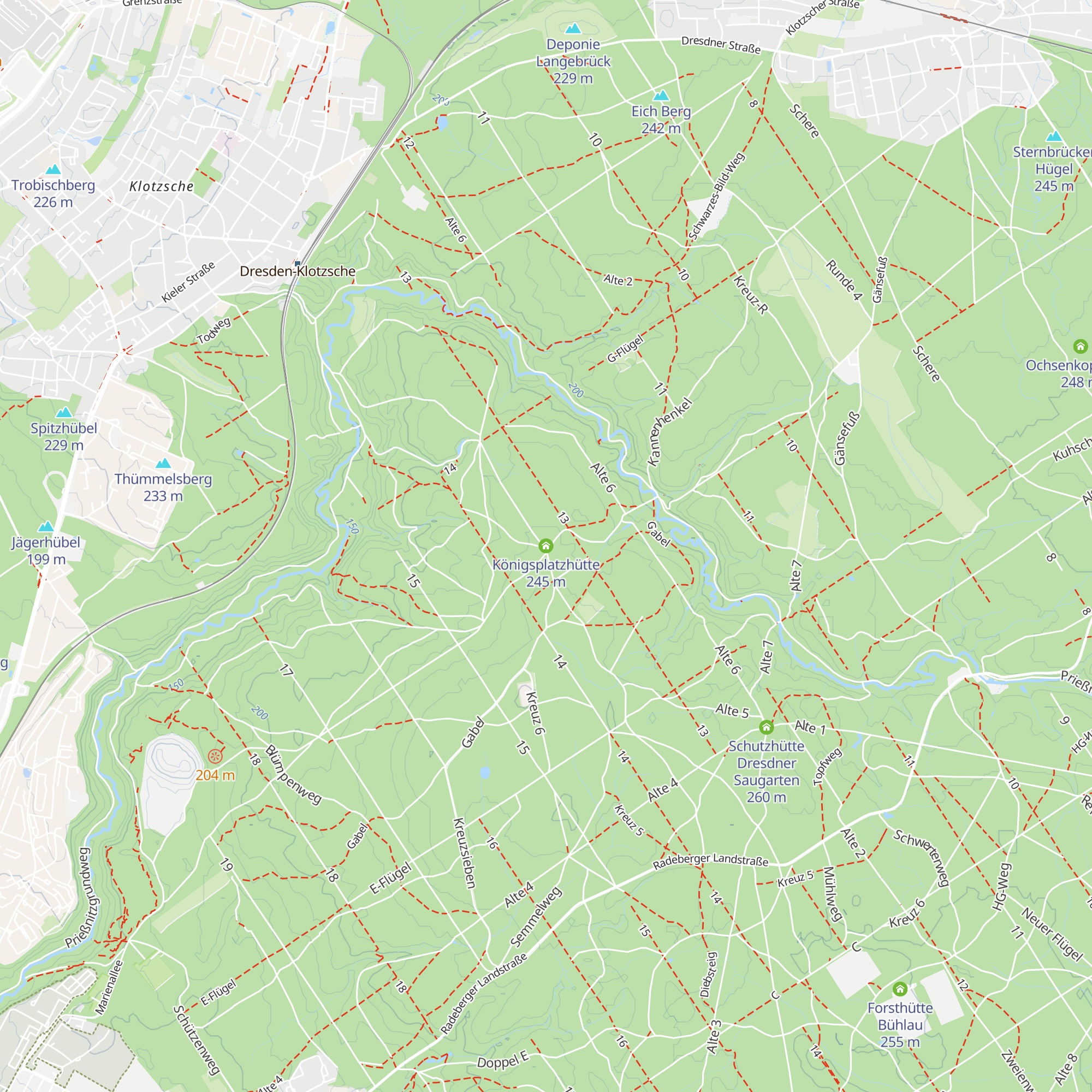 Königsplatzhütte map