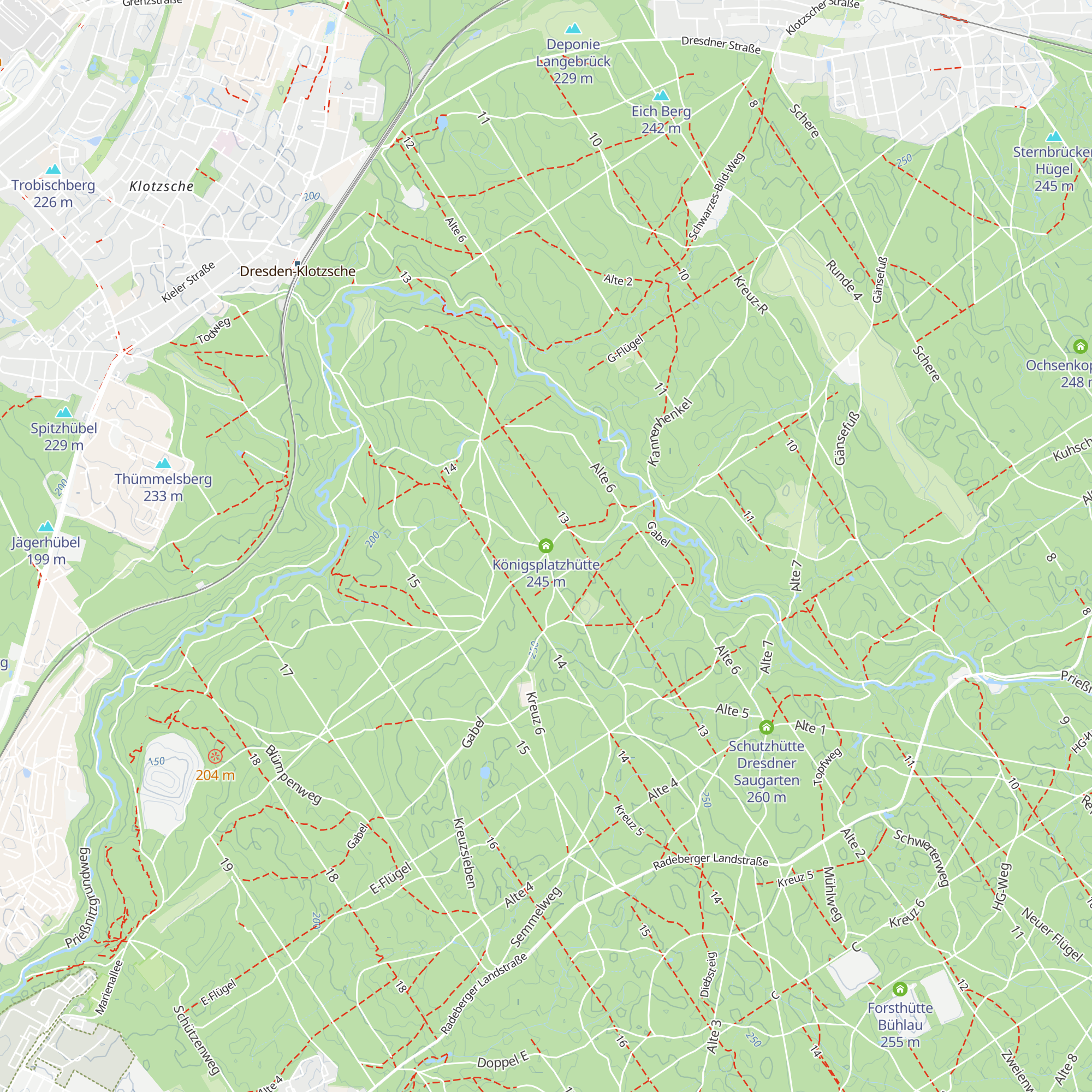 Königsplatzhütte map
