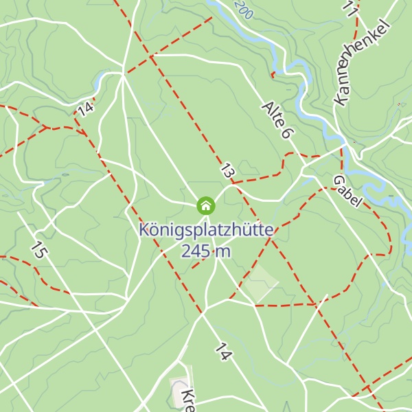 Map of Königsplatzhütte
