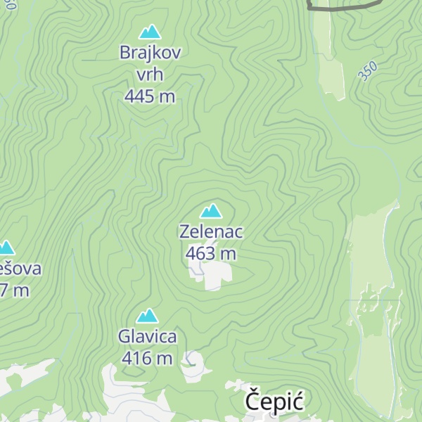 Map of Zelenac