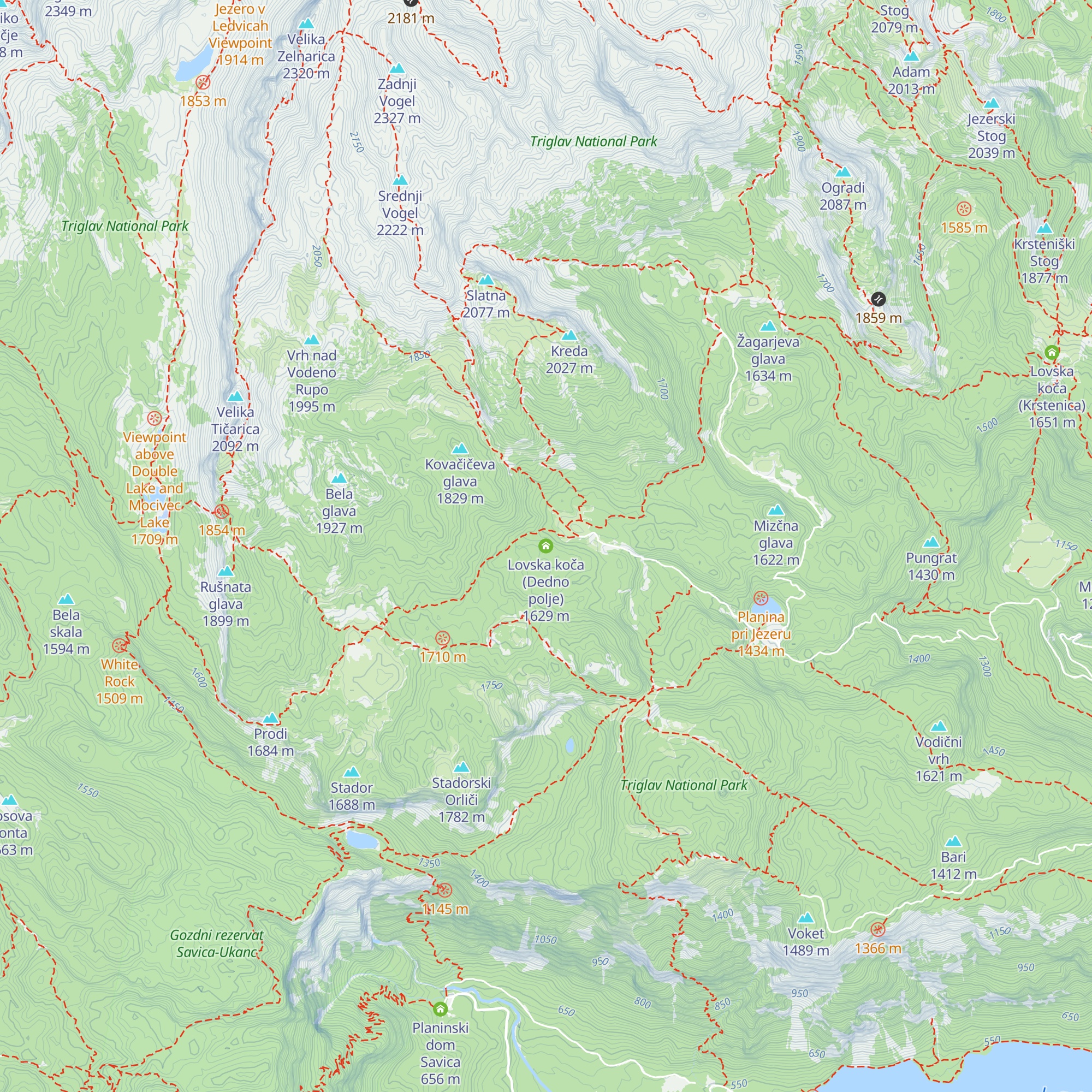 Lovska koča (Dedno polje) map