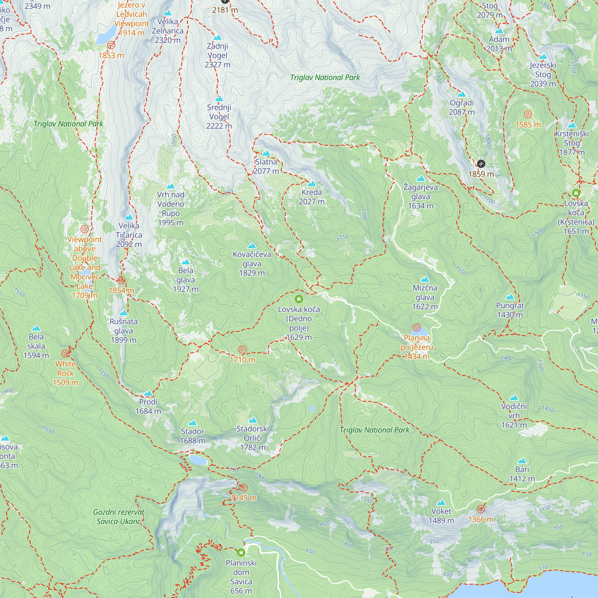 Lovska koča (Dedno polje) map