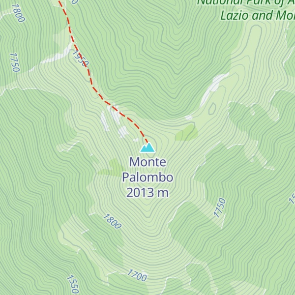 Map of Monte Palombo