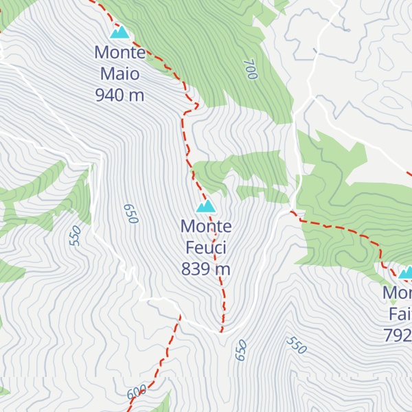 Map of Monte Feuci
