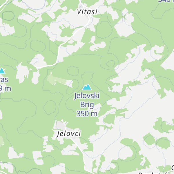 Map of Jelovski Brig