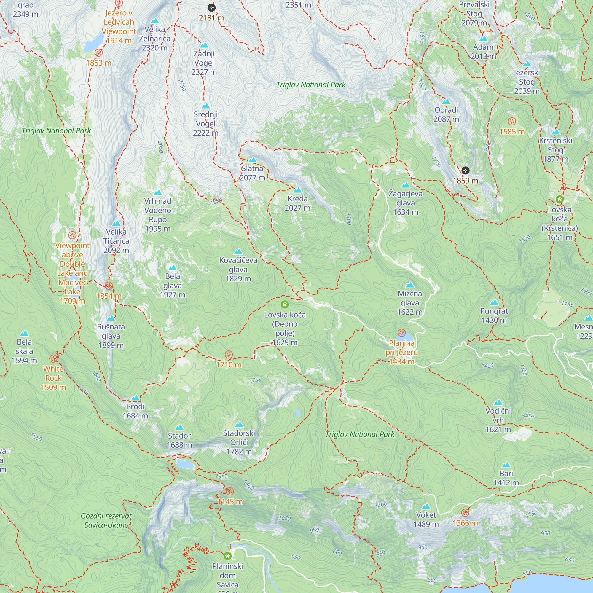 Sirarna Dedno polje map