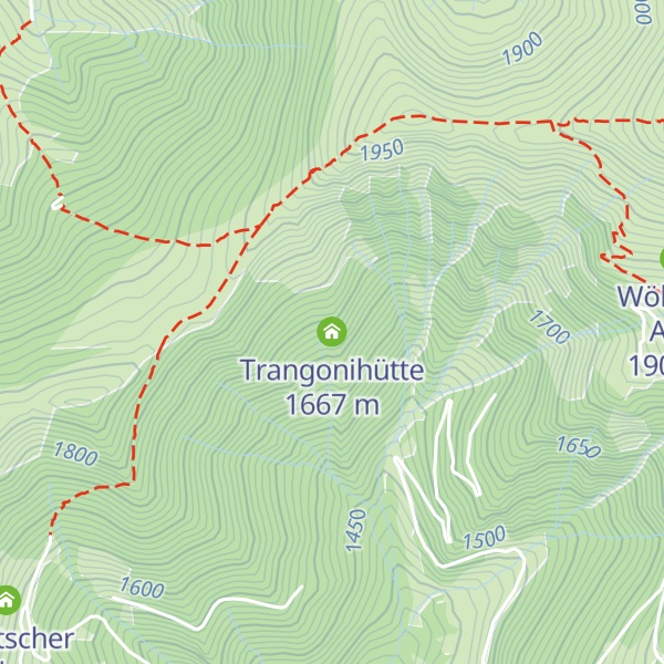 Map of Trangonihütte