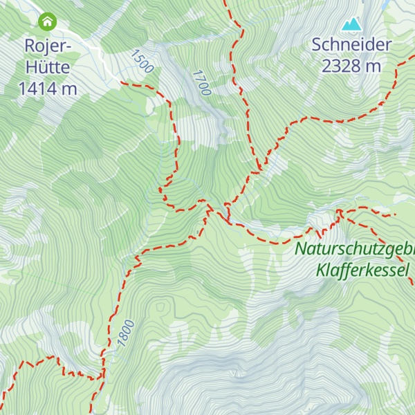 Map of Preintalerhütte