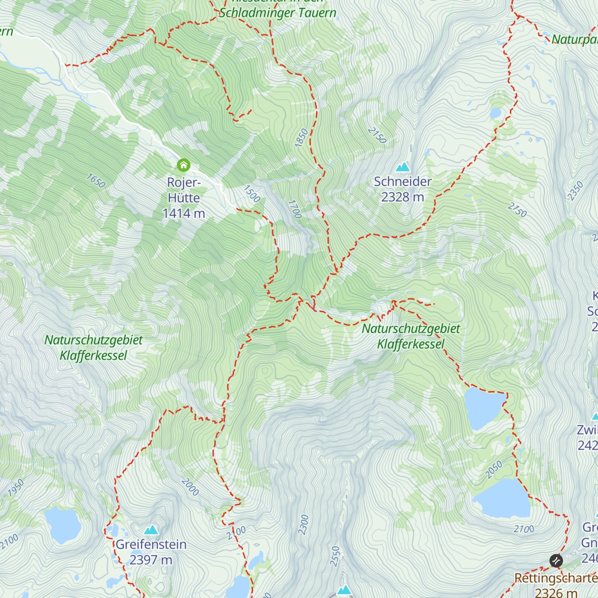 Preintalerhütte map
